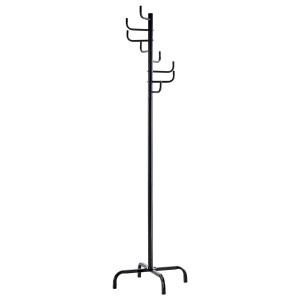 Appendiabiti Jeff In Metallo Nero Dimensione 50x50x176cm