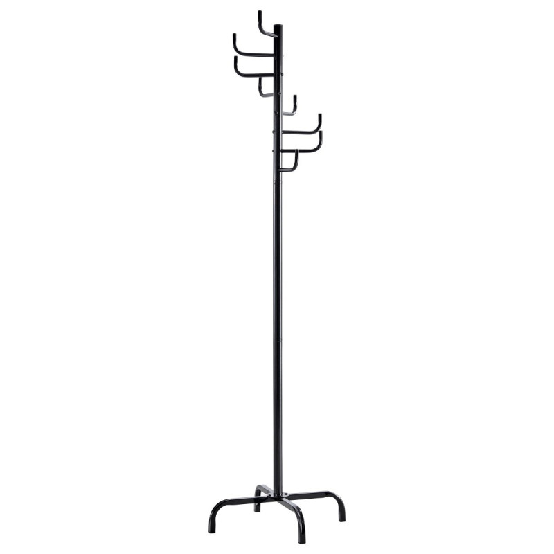 Appendiabiti Jeff Metallo Nero 50x50x176 cm