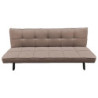 Divano Letto Clarelle Tessuto Tortora 178x81x71 cm