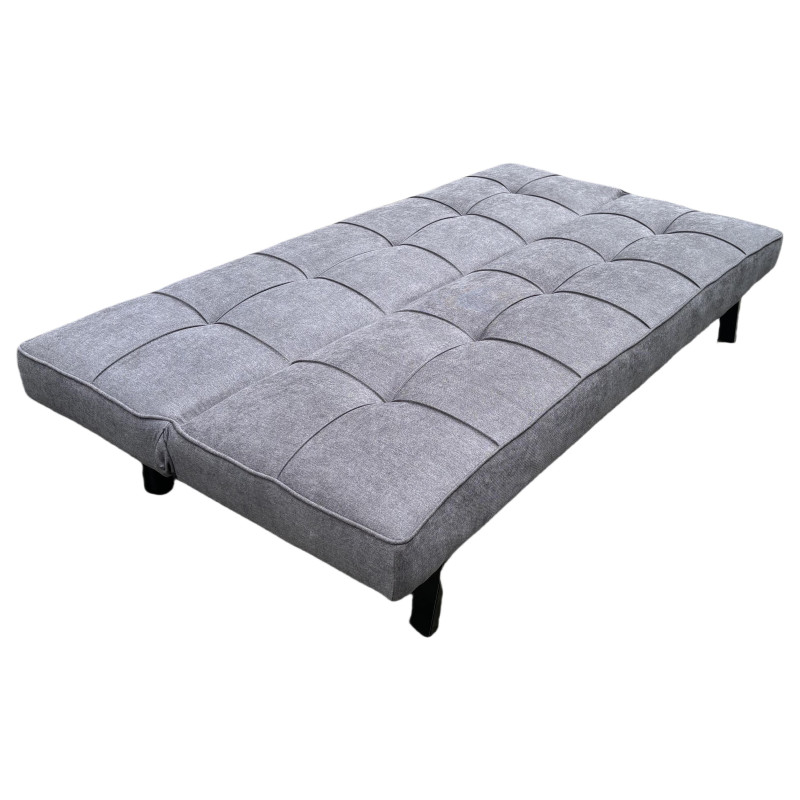 Divano Letto Clarelle Tessuto Grigio 178x81x71 cm