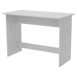 Scrivania 100x50x73 Melamina Bianco Legno