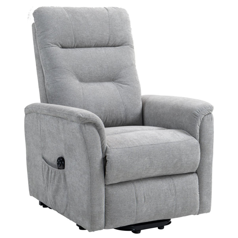 Poltrona Relax Katia 2 Motori In Tessuto Beige