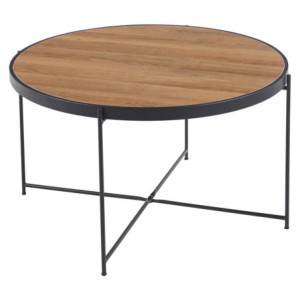 Tavolino Sven ø70x40h Cm Naturale