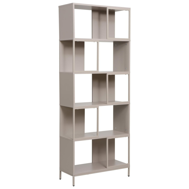 Libreria Conrad 70x30x180cm Colore Tortora