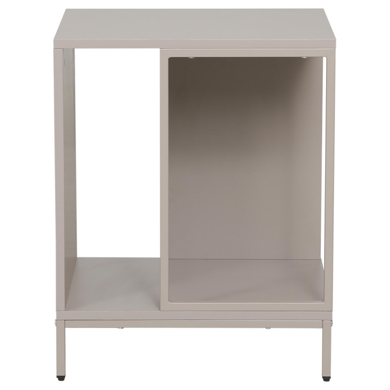 Comodino Conrad Tortora 48x40x60 cm Moderno e Capiente