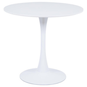 Tavolo Tondo Bessie Bianco ø100xh 74cm