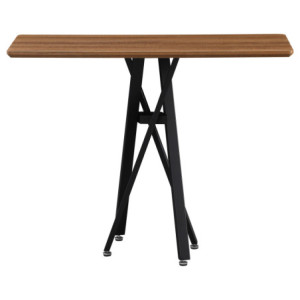 Zoom Consolle Jasper 100x40x78 Top Noce + Gambe Nere