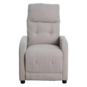 Zoom Poltrona Relax Emily In Tessuto Poliestere Colore Sabbia