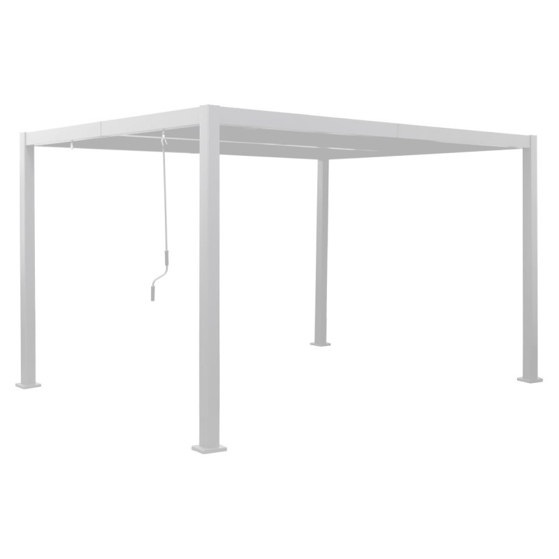 Pergola 299x292x250cm Sirio Bianca