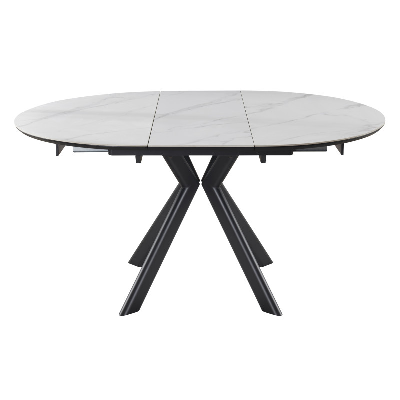 Tavolo Rotondo Allungabile Coltrane 120/150x75 cm Design Moderno