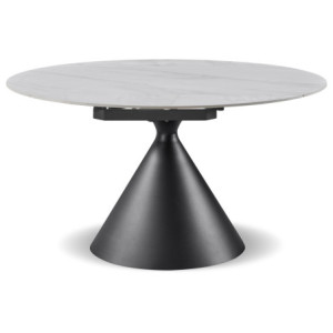 Zoom Tavolo Rotondo Allungabile Joplin 80(130)x130)x77/75