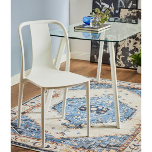 Zoom Sedia Irene In Pp Bianco Dimensione 50x43x88cm