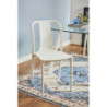 Sedia Irene in PP Bianco 50x43x88 cm Design Moderno