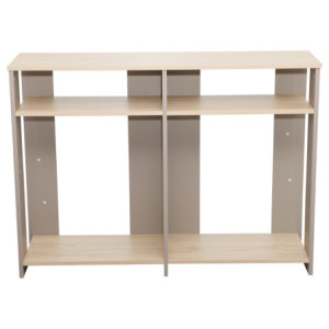 Zoom Consolle Baez 110x30x80 Cm Naturale E Tortora