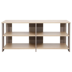 Zoom Porta Tv Baez 120x40x54 Cm Naturale E Tortora