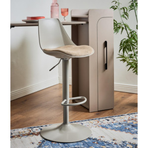 Zoom Banco Bar Con Porta Bottiglie A Scomparsa 122x44 5x108cm