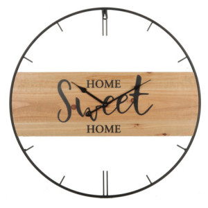 Orologio Da Parete Sweet ø 60 Metallo E Mdf