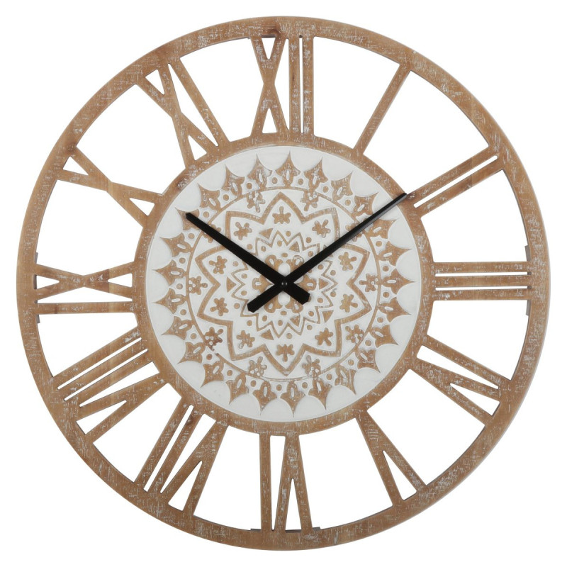 Orologio da Parete Lace Ø60 cm MDF Design Moderno