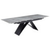 Tavolo Allungabile Darren Grigio Chiaro 160/240x90 cm Moderno