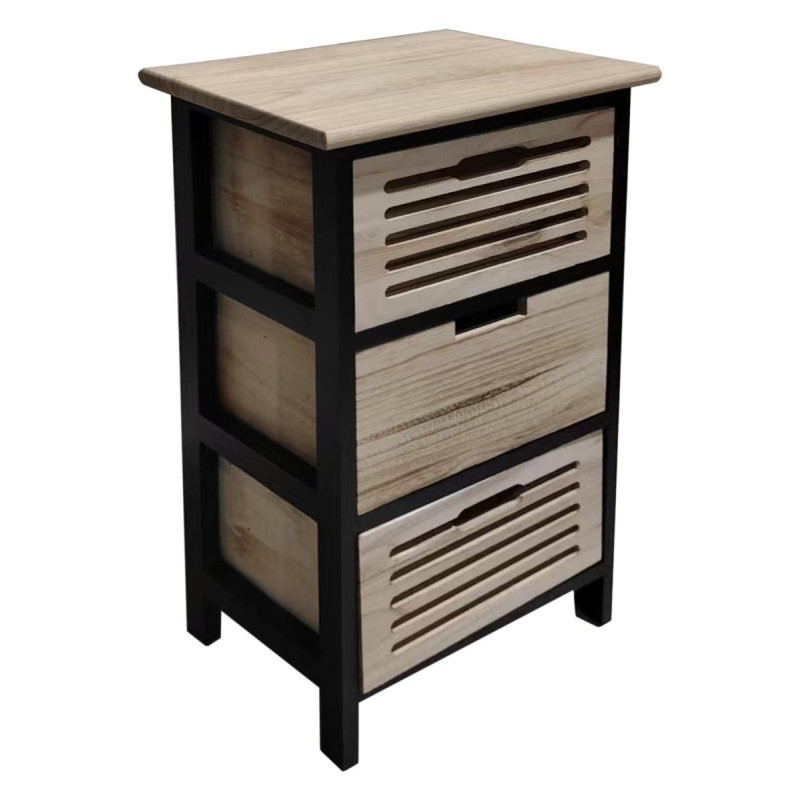 Cassettiera Lume 3 Cassetti 34x25x62 cm Compatta e Pratica