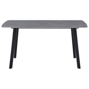 Zoom Tavolo Quincy Dimensione 150x85x75 Top In Ceramica Amica Grigio Opaco