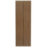 Armadio 2 Ante 4 Ripiani 60x34x180 cm Quercia Salvaspazio