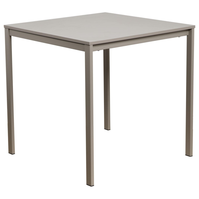 Tavolo Jane 75x75x75 cm Tortora Moderno e Compatto