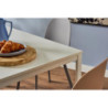 Tavolo Jane 120x75x75 cm Bianco Moderno e Versatile