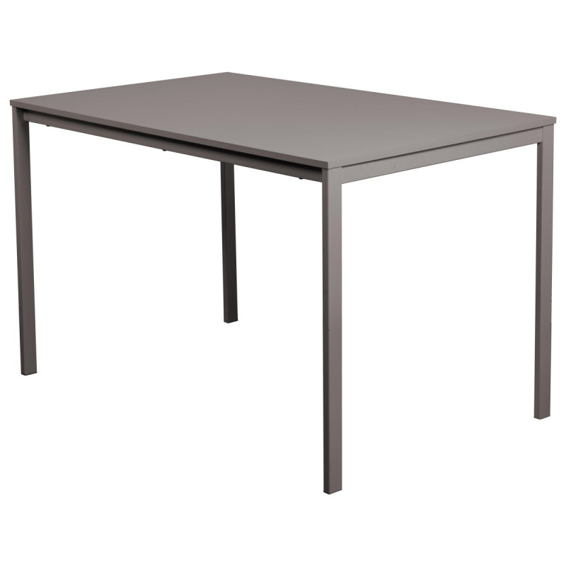 Tavolo Jane 120x75x75 cm Tortora Moderno e Versatile