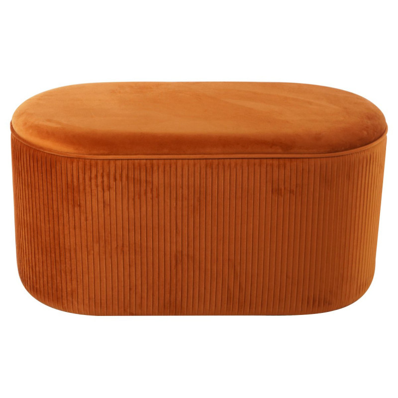 Cassapanca Contenitore Ellittica Arhis 80x40x40 cm Mattone