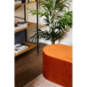 Cassapanca Contenitore Ellittica Arhis 80x40x40 cm Mattone