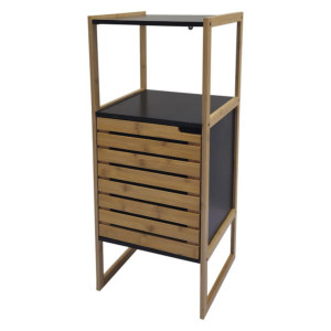 Mobiletto Linda 33x33x80cm In Bamboo Ed Mdf