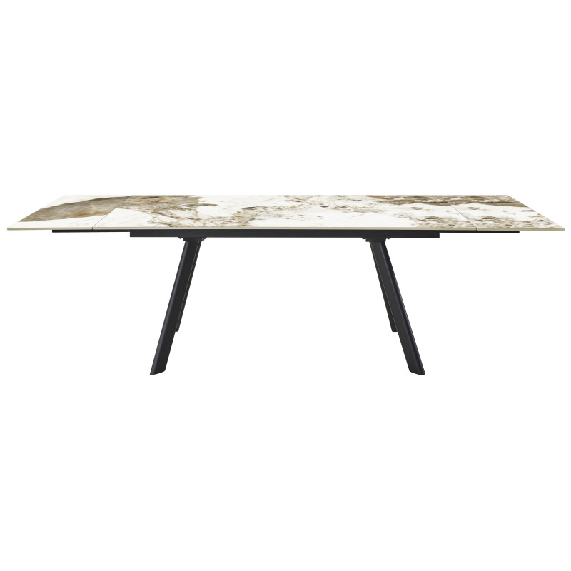 Tavolo Allungabile Trevor 160/240x90x75 cm Marrone Marmorizzato