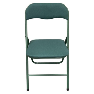 Zoom Sedia Pieghevole Syria In Tessuto Poliestere Verde Scuro