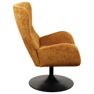 Zoom Poltrona Melania In Tessuto Ocra Dimensione 79x71x98cm