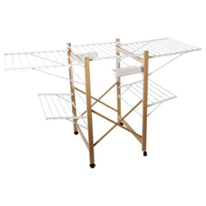 Set di 3 Stendibiancheria Wide 30 Metri Di Stenditura