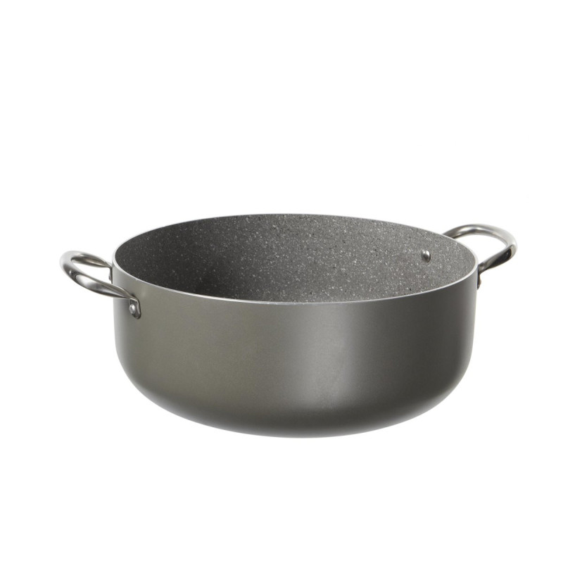 Set di 4 Casseruole 2 Manici Chef Stone 30 cm Antiaderenti
