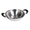 Set di 6 Tegami 22 cm 2 Manici Inox Pratici e Resistenti
