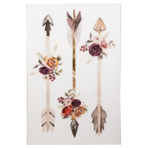 Set di 6 Canvas Dipinto A Mano Cherokee 30x45