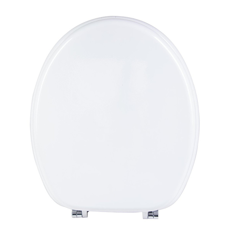 Set di 5 Assi WC MDF Bianca Resistenti e Facili da Pulire