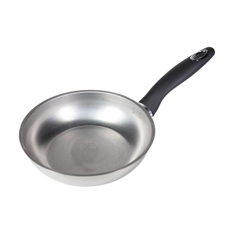 Set di 6 Padelle 1 Manico Eco Green Ø 24 Cm Inox Aisi 430