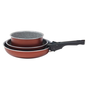 Set di 6 confezioni 3+1 Padelle 20/24/ Cassortiti 16 + Manico Amovibile