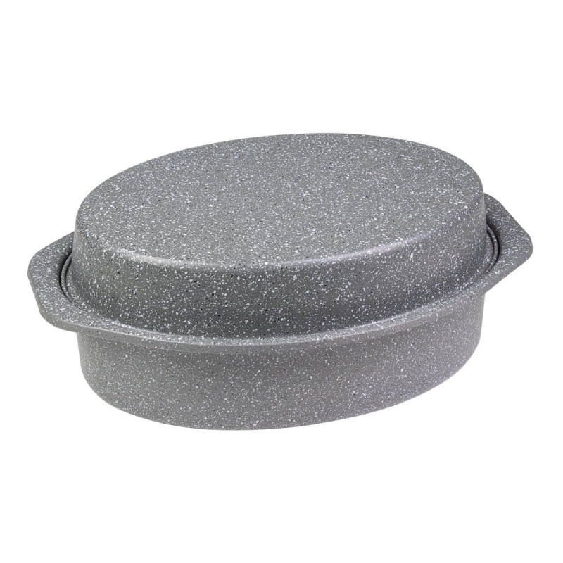 Set di 6 Confezioni 3 Pezzi Casseruola Ovale Carbon Steel