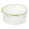 Set di 6 Contenitori Tondi Plastica 21,7 cm 2,3 Lt Pratici e Sicuri