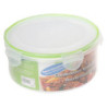 Set di 6 Contenitori Tondi Plastica 21,7 cm 2,3 Lt Pratici e Sicuri