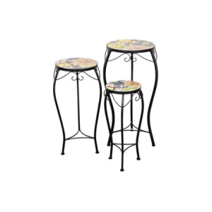 Set di 2 confezioni 3 Portavasi Vasto G:30x65 M:25x58 P:20*51
