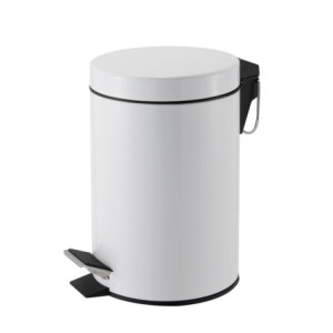 Set di 6 Porta Rifiuti Bianco 3lt