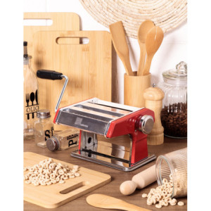 Zoom Set di 6 Macchine Per Pasta Con Inserti In Abs Rossi 22x19x14 Cm Acciaio