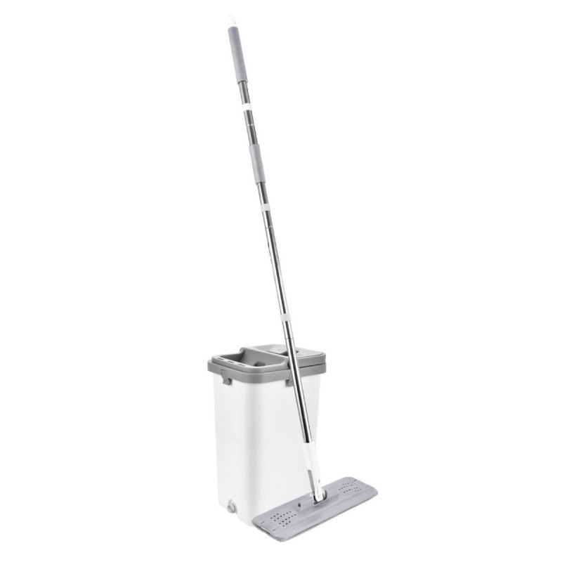 Set di 6 Lavapavimenti Rettangolare Grigio Pratici e Resistenti