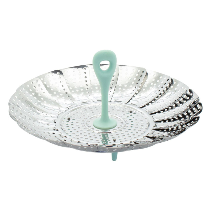 Set di 6 Cestelli Cuocivapore Ø23 cm con Piedini e Pomolo Nylon